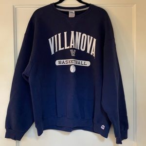 Retro Villanova basketball sweatshirt